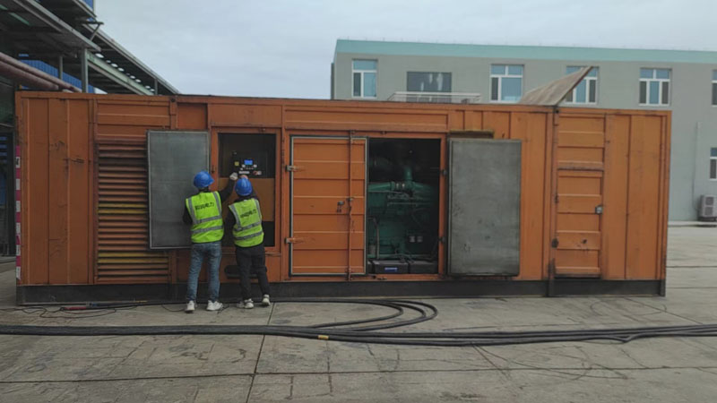 清水河如何检查柴油发电机组的机油油位？